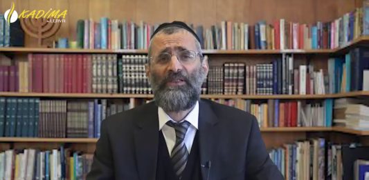 Le Rav Ron Chaya parle de KADIMA