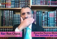 Une MALADIE qui isole ! Parachat Tazria-Metsora 2021