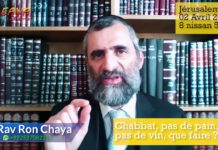 Chabbat pas de pain et pas de vin, que faire ? série Pessah & confinement