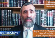 Pessah & confinement : Jeûne des premiers nés, Erouv Tavchiline et préparation du séder de jeudi