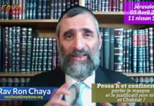 Pessah & confinement : Porter le masque et le justificatif Yom Tov et Chabbat