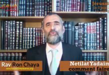 Nétilat yadaïm – ablution des mains – pas juste en temps de Coronavirus !