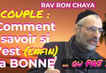 COUPLE : Comment savoir si c’est (enfin) la BONNE … ou PAS ?