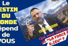 Le DESTIN DU MONDE dépend de VOUS… Qui veut donner de « LA FORCE Á D.IEU » ?