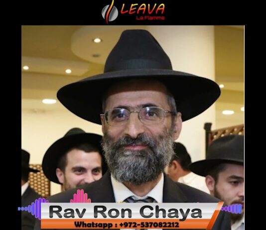Chabbat Chouva Parachat Vayele’h 2022 – Message audio du Rav Ron Chaya