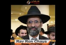 🕯️🍷🥖 Chabbat Parachat NITSAVIM – VAYÉLEKH 2023 – Message du Rav Ron Chaya