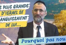 LES PLUS GRANDS D’ISRAËL SE LANGUISSAIENT DE LUI … POURQUOI PAS NOUS ?
