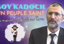 GOY KADOCH : UN PEUPLE SAINT : LA MISSION DES JUIFS SUR TERRE !