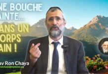 UNE BOUCHE SAINTE … DANS UN CORPS SAIN !