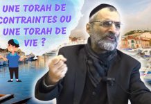 UNE TORAH DE CONTRAINTES OU UNE TORAH DE VIE ?