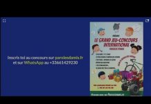 Le Grand Concours International Paroles d’amis commence…