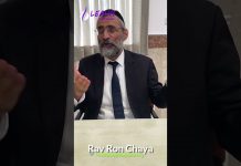 Jeter ses péchés – Rav Ron Chaya