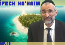 La nature des 4 mondes – Livre Néfech Ha’Haïm – Chap. 13 (P24) – Rav Ron Chaya