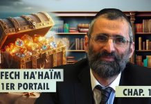 L’acte et la pensée de la mauvaise action – Livre Néfech Ha’Haïm – Chap. 14 (P26) – Rav Ron Chaya