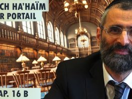 Lors du don de la Torah – Livre Néfech Ha’Haïm – Chap. 16 (P30) – Rav Ron Chaya