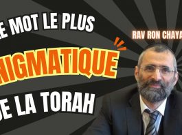 Le mot le plus ÉNIGMATIQUE de la TORAH – Rav Ron Chaya