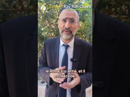 Apprendre de Nos Maîtres – Rav Ron Chaya