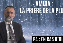 La prière de la pluie dans la Amida (Partie 4 : En cas d’oubli) – Rav Ron Chaya