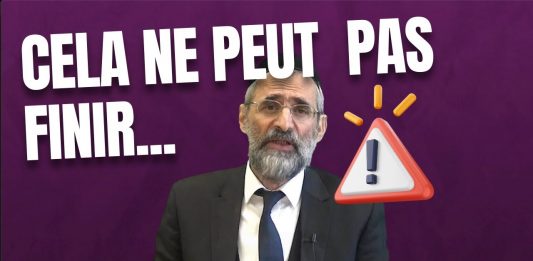 Le Rav a un message important pour vous…