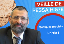 Veille de Pessa’h 5785 : comment faire ? (Partie 1)