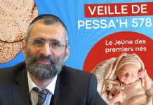Veille de Pessa’h 5785 : jeûne des premiers nés