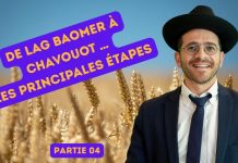 📆⏳ De Lag BaOmer à Chavouot … Les principales étapes (P04)
