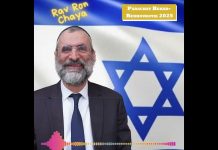 🕯️🍷🥖 Chabbat Parachat BEHAR – BEKHOUKOTAÏ 2025 – message du Rav Ron Chaya