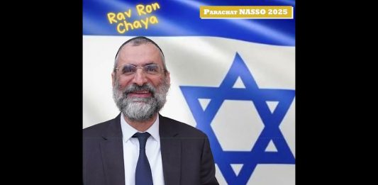 🕯️🍷🥖 Chabbat Parachat NASSO 2025 – message du Rav Ron Chaya