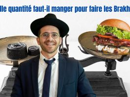 Quelle quantité faut-il manger pour faire les Brakhot ? (P01)