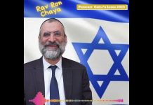 🕯️🍷🥖 Chabbat Parachat Chéla’h Lekha 2025 – message du Rav Ron Chaya