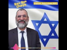 🕯️🍷🥖 Chabbat Parachat Chéla’h Lekha 2025 – message du Rav Ron Chaya