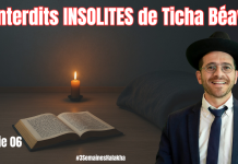📛 Interdits INSOLITES de Ticha Béav – #3SemainesHalakha (C06)