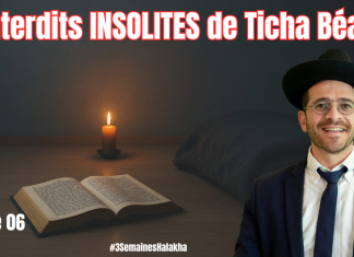 📛 Interdits INSOLITES de Ticha Béav – #3SemainesHalakha (C06)