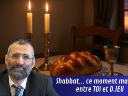 Shabbat… ce moment magique entre TOI et D.IEU
