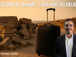 DESTRUCTION du Temple : y a-t-il un lien avec les VACANCES ?