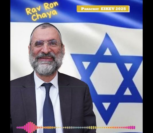 🕯️🍷🥖 Chabbat Parachat EIKEV 2025 – message du Rav Ron Chaya