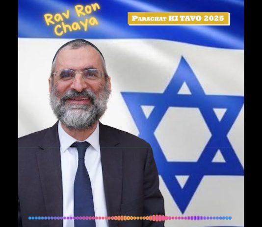 🕯️🍷🥖 Chabbat Parachat KI TAVO 2025 – message du Rav Ron Chaya