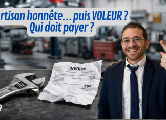 Artisan honnête… puis VOLEUR ? Qui doit payer ? – #QDJ