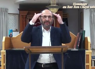 Témoignage par le Rav Daniel Scémama
