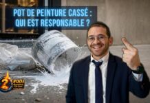 Pot de peinture CASSÉ : qui est responsable ? – #QDJ